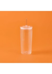 Resim Mien Pipetli Cam Bardak - Şeffaf - 550 Ml Şeffaf 