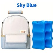 Resim Willowhaven 1 Adet Çok Amaçlı Anne Sırt Çantası + 2 Buz Torbası Seti Yüksek Kapasiteli Hafif 300g Mavi 1+mavi Buz Kutusu 2 