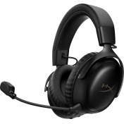 Resim Hyperx Cloud Iıı S – Çoklu Platform Için Kablosuz Oyun Kulaklığı, 2,4 Ghz, Bluetooth, 120 Saate Kadar Pil Ömrü 2,4 Ghz / 200 Saat Bluetooth, 53 mm Açı Sürücüler, Çıkarılabilir Mikrofon – Siyah 