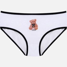 Resim Koza İç Giyim Kız Çocuk 3'lü Penguen Desenli Slip 1050 Çok Renkli 