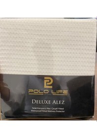 Resim Polo Life Jakarlı Deluxe Sıvı Geçirmez Tek Kişilik Alez 100x200 Beyaz 