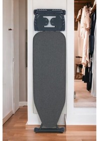 Resim Perilla Silvia Özel Antrasit Dokuma Kumaşlı Ütü Masası 