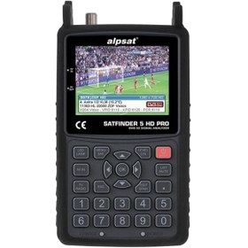 Resim Satfinder Alpsat 5 Hd Pro Profesyonel Uydu Bulucu Yeni Model Kılıflı 