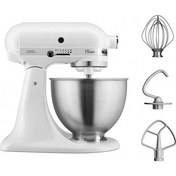 Resim Kitchenaid 5K45SSEFW Classic Stand Mikser 4,3 Lt Mat Beyaz KitchenAid