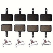 Resim 4 Çift Dağ Bisikleti Reçine Fren Pedleri Shimano B01S MT200 M400 MT500 M315 M525 M575 M4050 Acera Alivio Deore / Orion Auriga Pro için Uygun. 