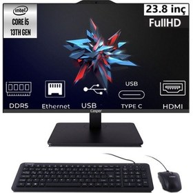 Resim Casper Nirvana A80.1342-BV00X-V-S-K054 i5-13420H 128 GB 4 TB SSD 23.8" W11P FHD AIO Masaüstü Bilgisayar 