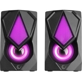 Resim Pazarcan Rampage Rms-g19 1 1 5w Usb 5v Rgb Ledli Siyah Hoparlör 