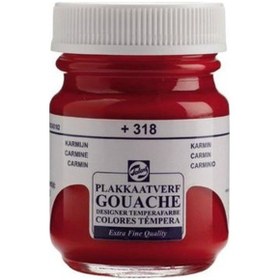 Resim Talens Guaj Boya 16 Ml Carmine Kırmızı 318 