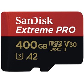 Resim Extreme Pro SDSQXCZ-400G-GN6MA 400 GB Micro SDXC UHS-I U3 A2 V30 Hafıza Kartı 