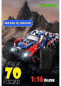 Resim 70km Hız Yapan Rc Araba Fırçasız Motor Metal Alaşım 2.4ghz Uzaktan Kumandalı Araba Rc Araç Karışık 
