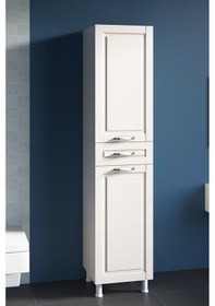 Resim Rabi Mobilya Çok Amaçlı Country 2 Kapaklı 1 Çekmeceli Dolap Beyaz 