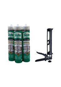 Resim Sista Şeffaf Silikon 280 Ml 3'lü Set 