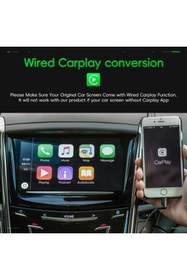 Resim EverBox Q1 3in1 Kablosuz Carplay Adaptörü | Ekran Yansıtma Telefon Kontrolü | Sadece Apple iOS iPhone için 