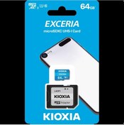 Resim Kıoxıa 64gb Exceria, Lmex1l064gg2, Uhs-1, Cl10, 100mb/s, Microsd Kart Bellek Sd Adaptörlü 