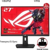 Resim Asus Rog Strix 27 Inç Qhd 2k 180Hz 1ms Freesync/g-Sync Fast IPS Gaming Monitör Siyah+Havit 10000 Mah Hızlı Şarj Powerbank Hediyeli 