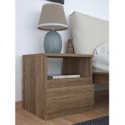 Resim Mbes Mobilya Umut Ceviz 45 cm Komodin 1 Çekmeceli 