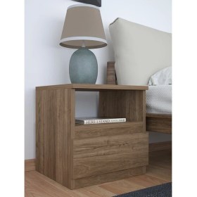 Resim Mbes Mobilya Umut Ceviz 45 cm Komodin 1 Çekmeceli 