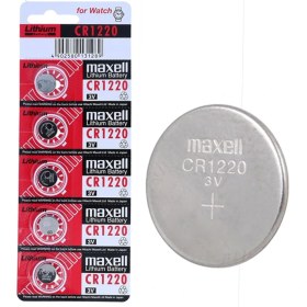 Resim Maxell CR1220 3 Volt Lityum 5li Düğme Pil 