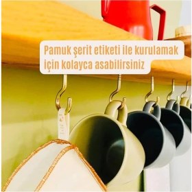 Resim AyrStore (2 Adet) V-60 ile Uyumlu Yıkanabilir, Kumaş, Organik Kahve Filtresi, AĞARTILMAMIŞ%100 Ham Pamuk - 
