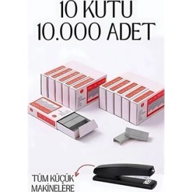Resim Mey İthalat Mey Ithalat® 10 Kutu 10.000 Adet Küçük Zımba Teli 718593 