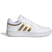 Resim HP7972 Adidas Hoops 3.0 Kadın Spor Ayakkabı FTWWHT/FTWWHT/MAGOLD adidas