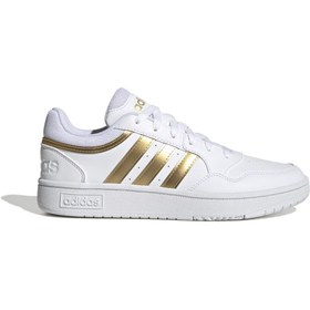 Resim HP7972 Adidas Hoops 3.0 Kadın Spor Ayakkabı FTWWHT/FTWWHT/MAGOLD 