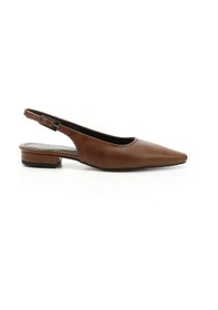 Resim Gönderi(R) Gönderi R Taba Küt Burunlu Arkası Açık Ayakkabı Taba 