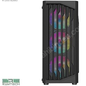 Resim Turbox Wave 4x Argb Fan250W 300W mATX Gaming Bilgisayar Kasası 