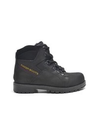 Resim Hakiki Deri Siyah Fermuarlı Kürklü Kız Erkek Çocuk Bot (292009075) Siyah 