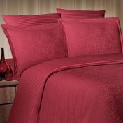 Resim Maxstyle Jakarlı Reyka Bordo Double Nevresim Takımı 