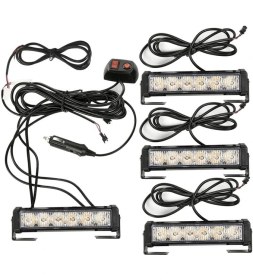 Resim Drs Tuning Çakar Lamba Powerledli 4'lü Sarı Sarı-Beyaz Beyaz 12-24V / LAPA196 