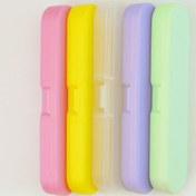 Resim Makyaj Fırçaları, Kalemler & Cımbızlar için Çok Yönlü Oval Plastik Düzenleyici - Şeffaf, Taşınabilir Depolama Çözümü 