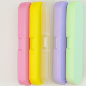 Resim Makyaj Fırçaları, Kalemler & Cımbızlar için Çok Yönlü Oval Plastik Düzenleyici - Şeffaf, Taşınabilir Depolama Çözümü 