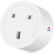 Resim Leezsing Akıllı Wi-fi Priz: İngiliz Standartı, Uzaktan Kontrol Ve Zamanlayıcı İle Evinizi Akıllı Yapın 