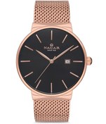 Resim Nacar ROSE GOLD ERKEK KOL SAATİ NC34-290431-RBRM 
