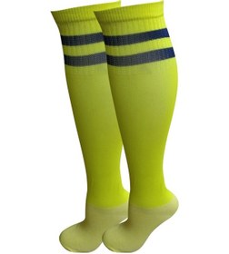 Resim Evox 7-14 Yaş Çocuk Profesyonel Futbol Çorabı,Tozluk,Konç,S.Laciv Sarı - Lacivert 
