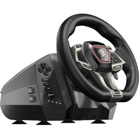 Resim Braventa Collection Catz M.2.x Pro Yarış Direksiyonu - 900° Dönüş, Force Feedback, 3 Pedal + Vites, Rgb Aydınlatma, Pc / 