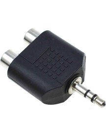 Resim OEM Powermaster 2 RCA Dişi-3.5 Mm Stereo Erkek Çevirici Jack 