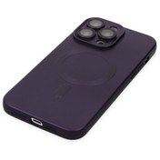 Resim Anka Cep Cep Telefonu Aksesuarları iPhone 14 Pro Kılıf Moshi Lens Magsafe Silikon Kapak + Kablo Koruma + Ekran Koruma 