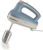 Resim hepsiibirarada Vintage El Mikseri Mavi 1548/05-450 Watt, 5 Hız, Çırpma ve Yoğurma Başlıkları, Turbo 