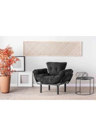 Resim Pafu Nitta Tekli Kanepe - Siyah 