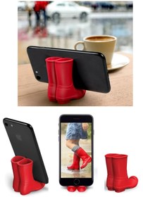 Resim ANI OFİS KIRTASİYE A K Plastik Yağmur Botu Telefon Tutucu, Yaratıcı Diş Fırçası Standı, Ev Ofis Masası Aksesuarları 