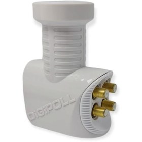 Resim Digipoll Universal Quad Lnb Full Hd 4K Uyumlu 