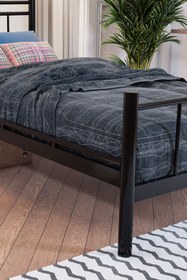 Resim limni home Ferforje Metal Karyola Set ( Yatak Dahil ) 