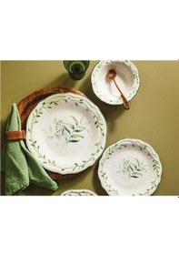 Resim Porser Olivessa Fulya Yemek Seti 24 Parça Çok Renkli 