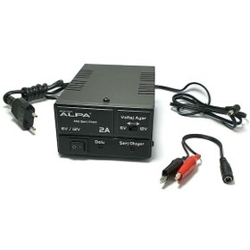 Resim Alpa 452521586 6V - 12V 2A Akü Şarj Cihazı 