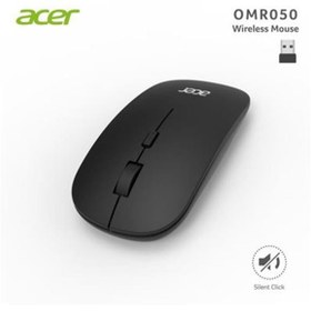 Resim Acer Omr050 Siyah Kablosuz Sessiz Tuşlu Mouse 1000-1200-1600 DPI 