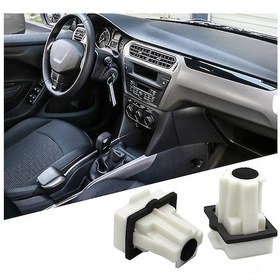 Resim Xiyyadms Citroen Peugeot 301 208 C3 C4 C Elysee Arka Koltuk Emniyet Kilidi - 2 Adet Plastik Beyaz 