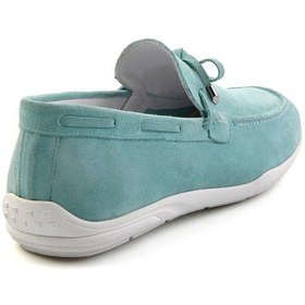 Resim Bambi Yeşil Hakiki Deri Erkek Loafer Ayakkabı E01011033002 Yeşil 