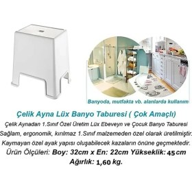 Resim Ethab Ticaret Büyük Boy Banyo Taburesi ROYALEKS-129 